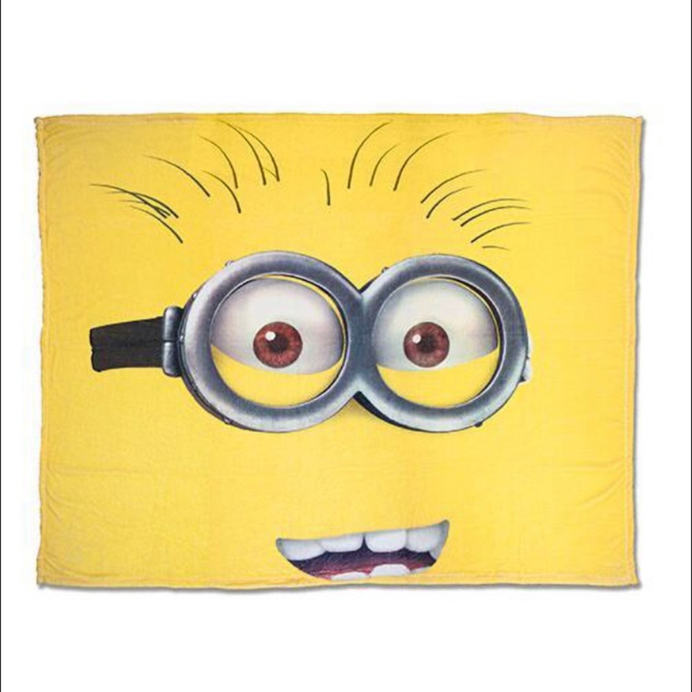 Despicable Me Minion Mayhem Universal Studio Throw Baby Blanket Yellow